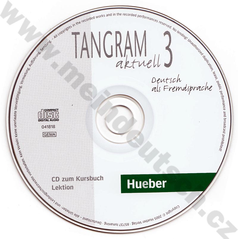 Tangram aktuell 3 (lekcie 1-4) - audio-CD k učebnici